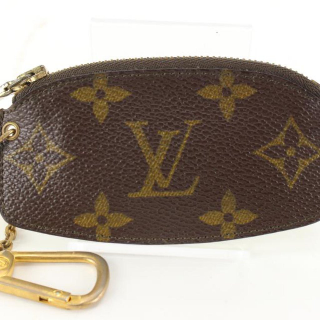 Louis Vuitton Vintage 1980's Version Monogram Key Pouch Cles 19lk76s